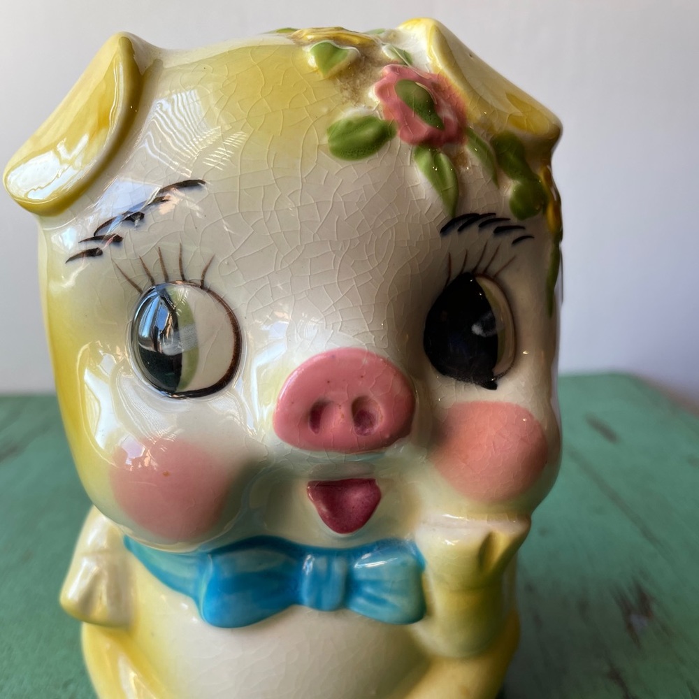 Vintage Ceramic Piggy Bank